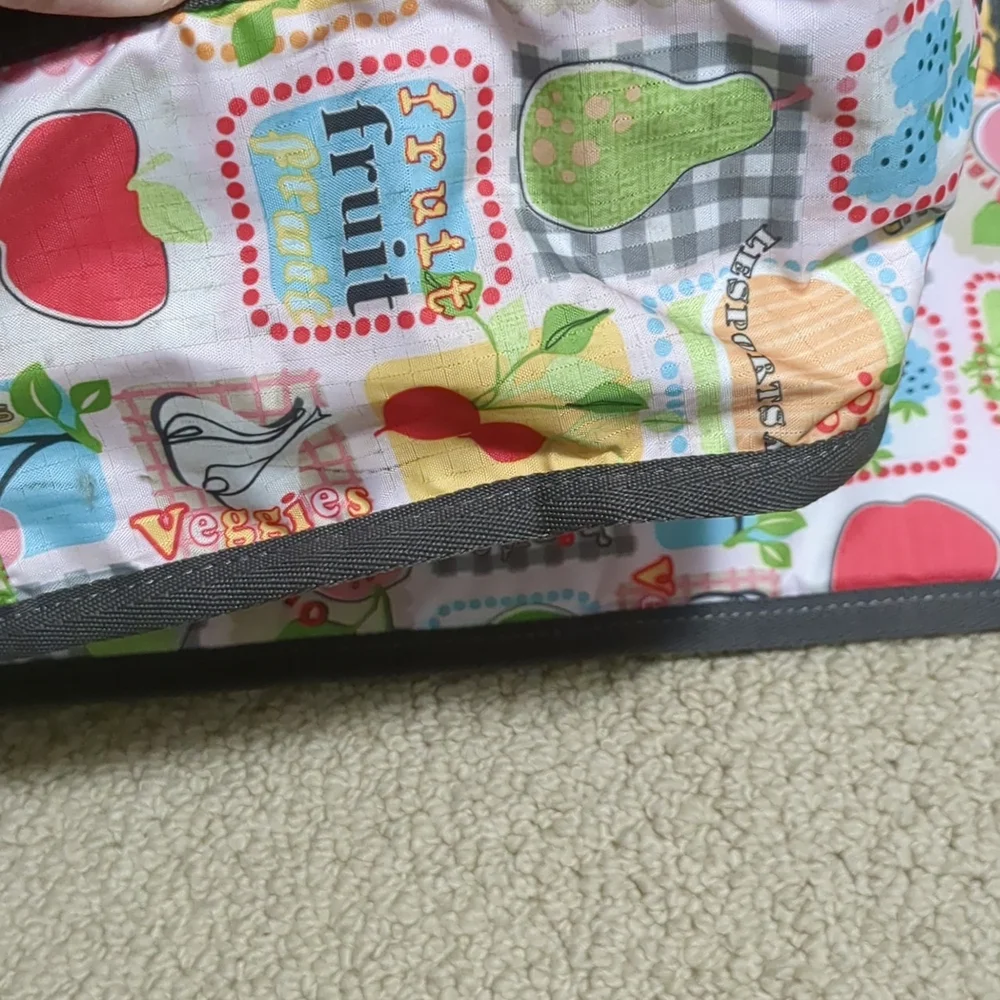 Worn Lesportsac diaper bag